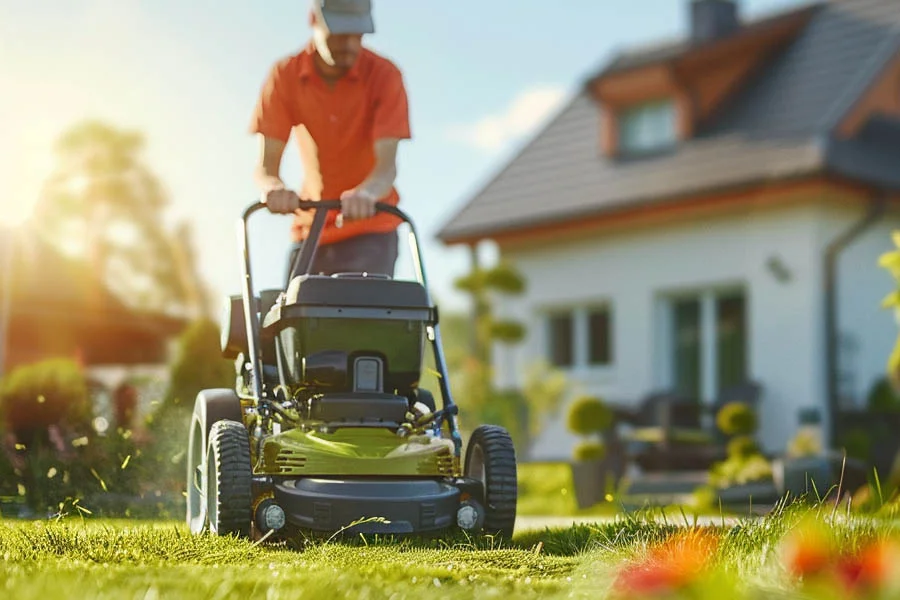 battery power lawn mowers