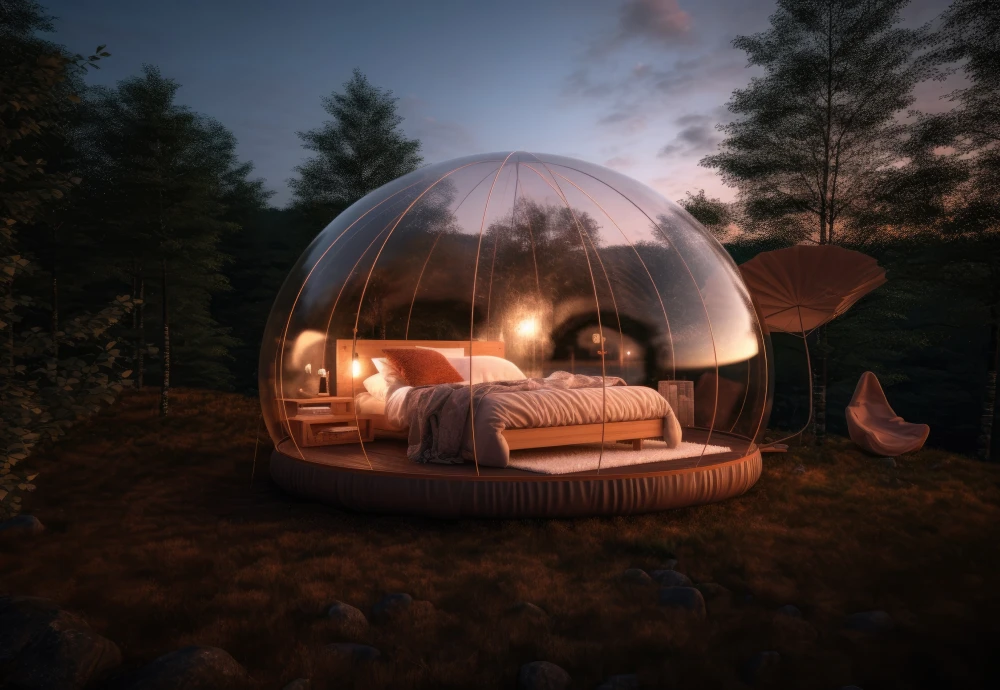 stargaze outdoor bubble tent